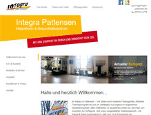 Tablet Screenshot of integra-pattensen.de